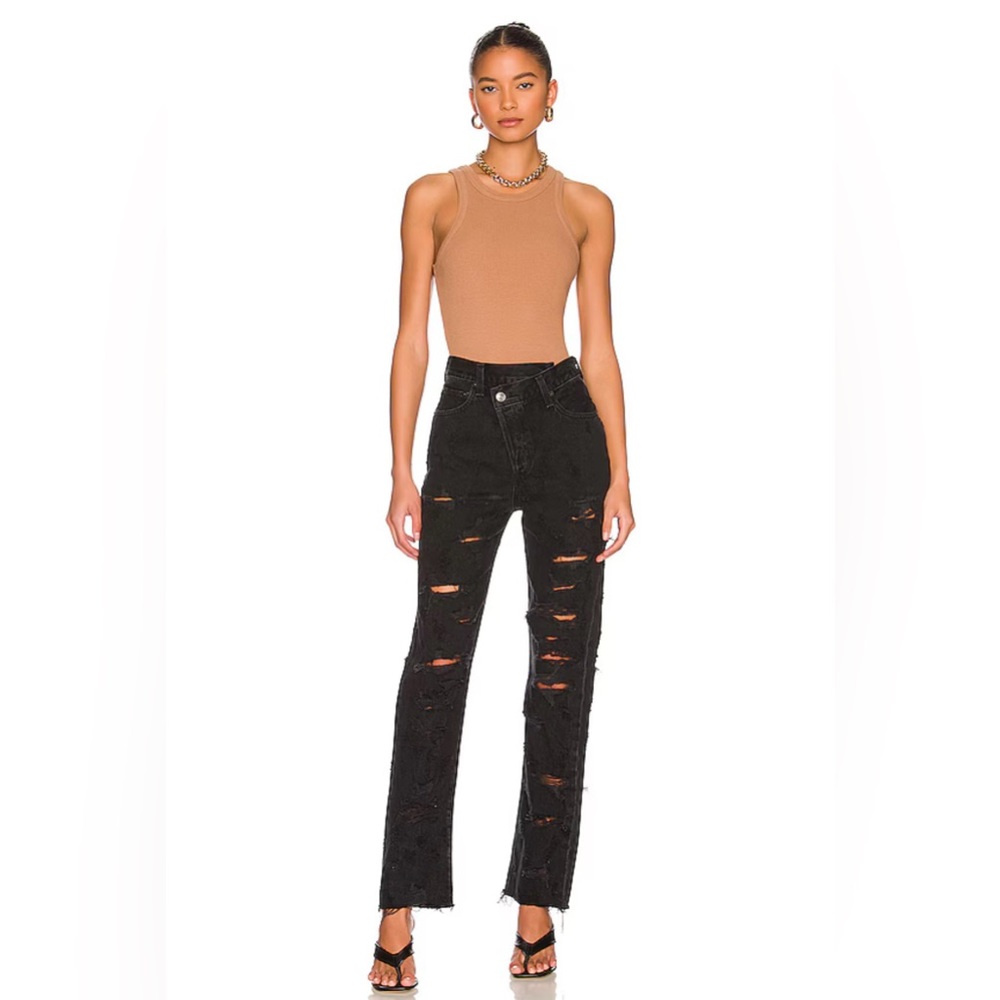 Agolde Cris Cross Jeans in Feverish